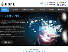 Tablet Screenshot of harshsystems.com